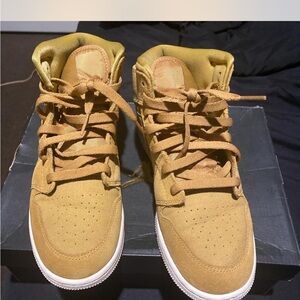 Jordan Mustard High-Top Sneakers